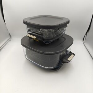 Ninja 4-QT & 6 Cup Crispi Glassware Container ONLY with Airfry Grill Replacement